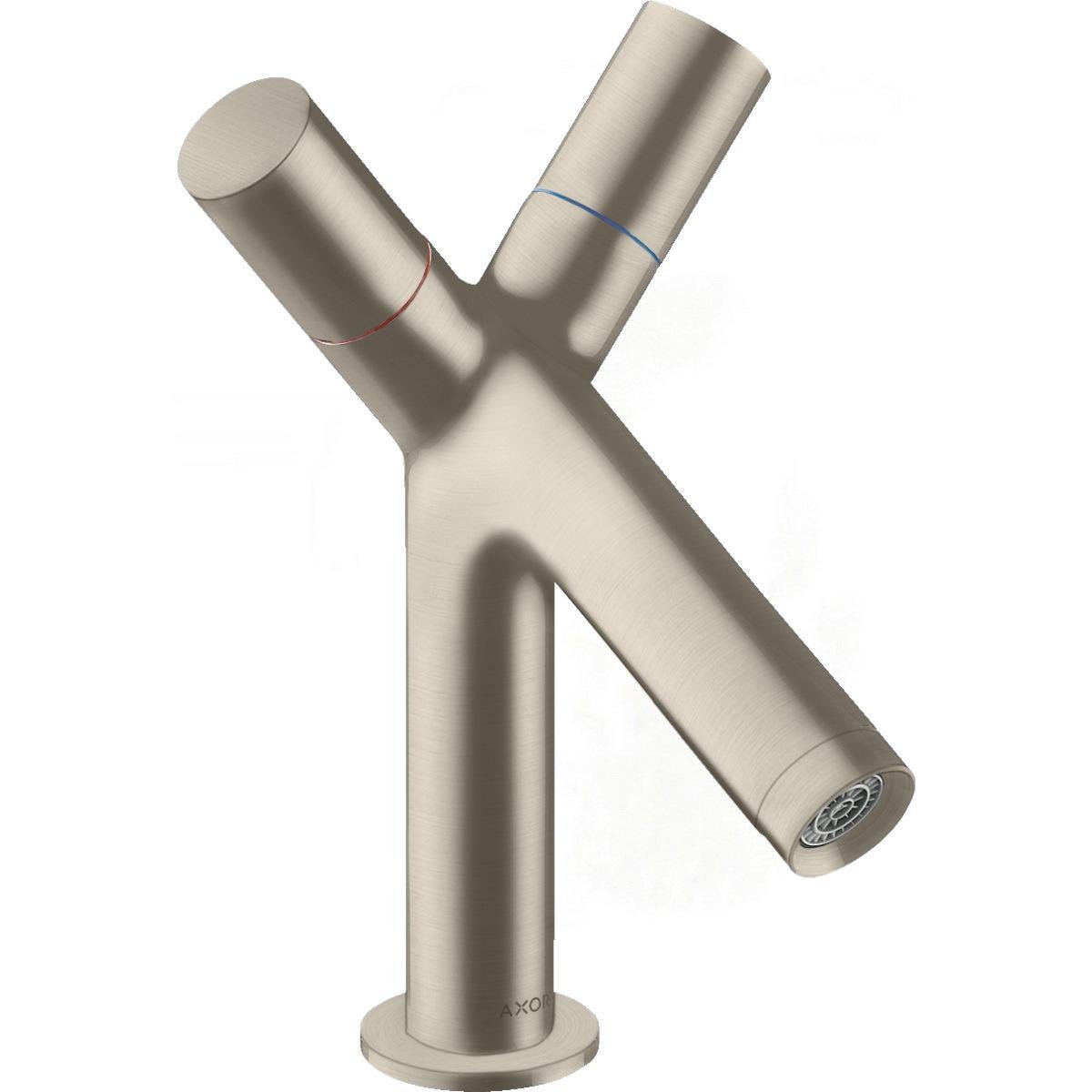 Смеситель для умывальника Hansgrohe AXOR Starck 10030820 двухвентильный Сатин (163086)