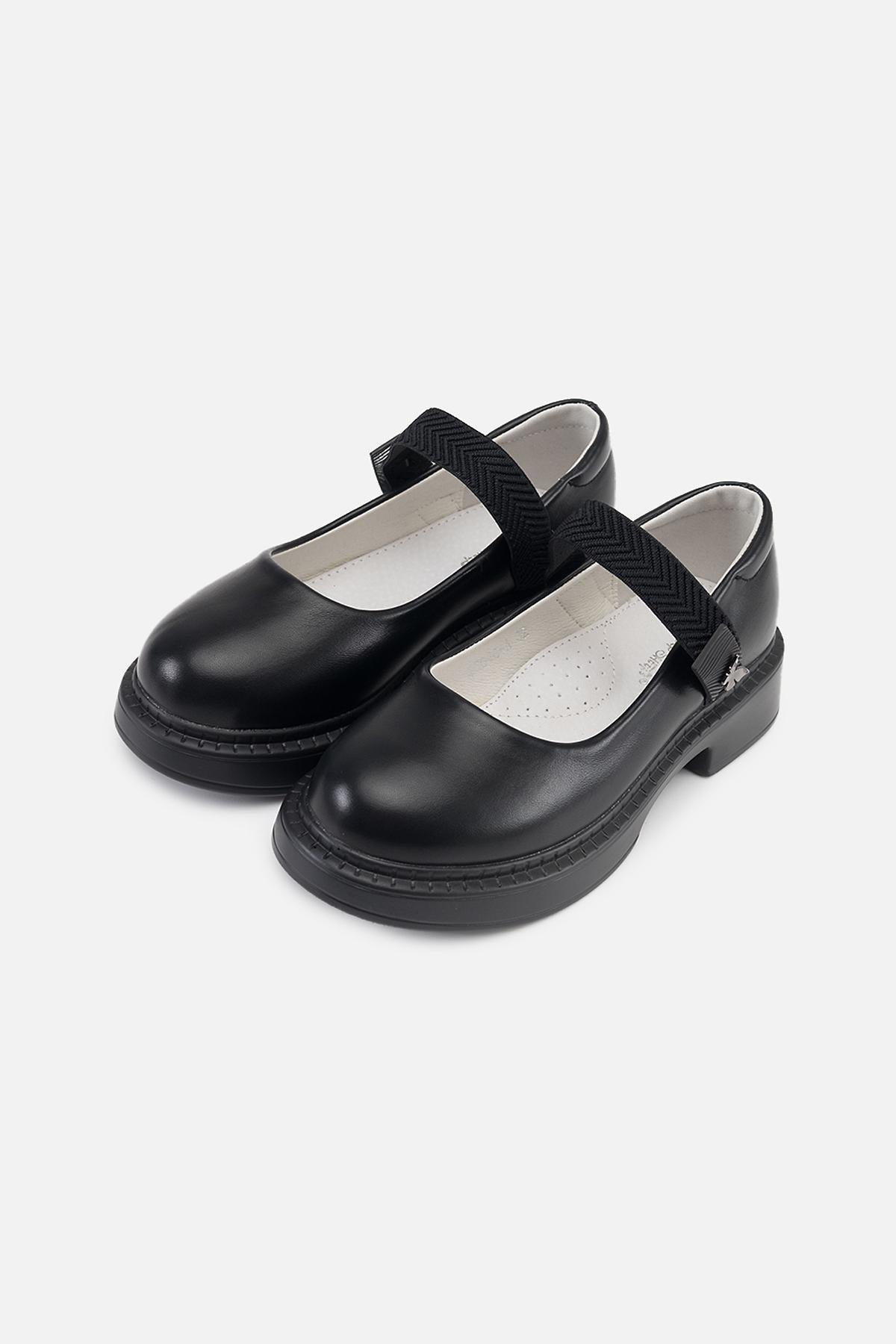 Туфли на плоской подошве для девочки р. 35 Черный (SKT001000745) - фото 3 Туфли на плоской подошве для девочки р. 35 Черный (SKT001000745) - фото 3