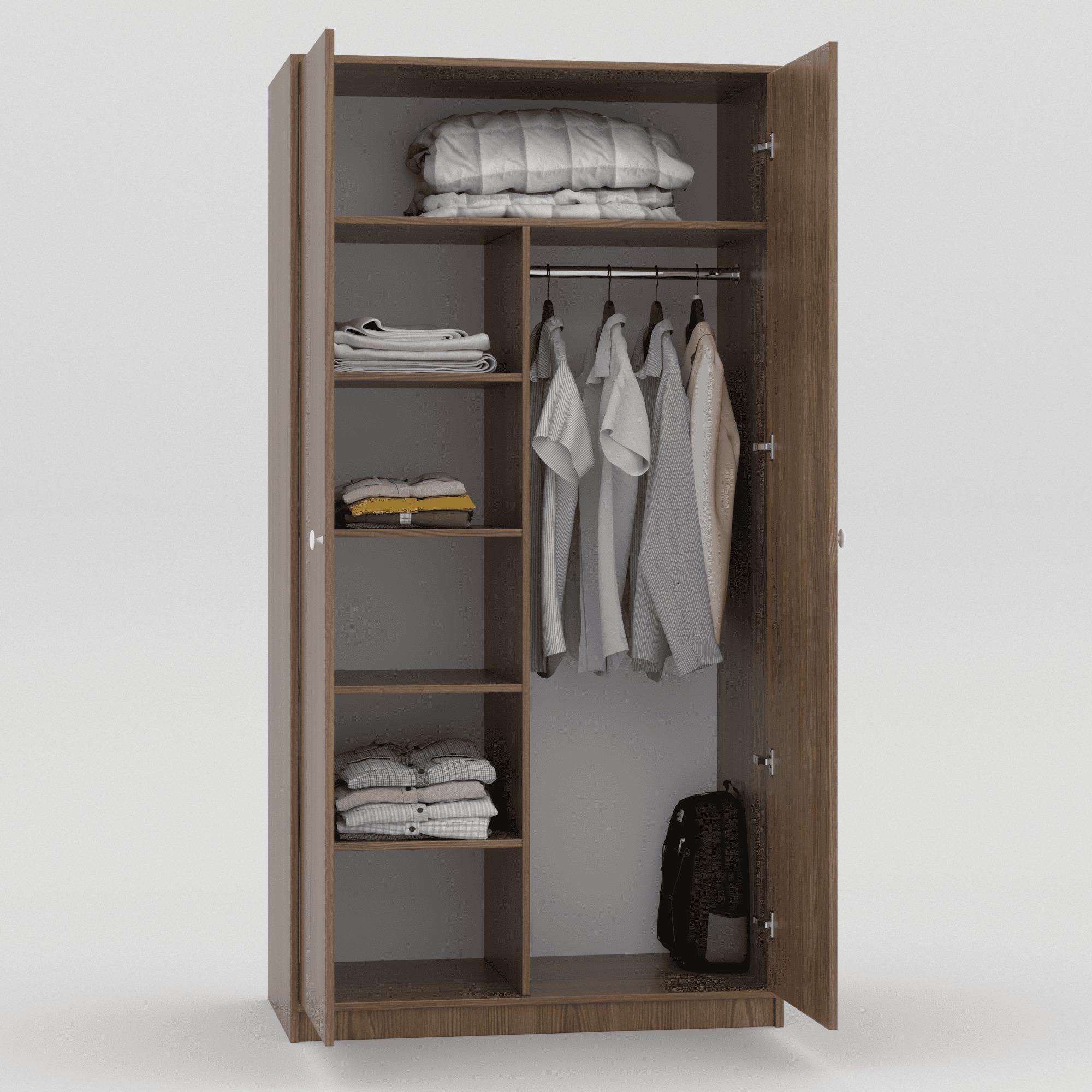 Шкаф для одежды детский 1950х1000х520 мм Дуб родос темний