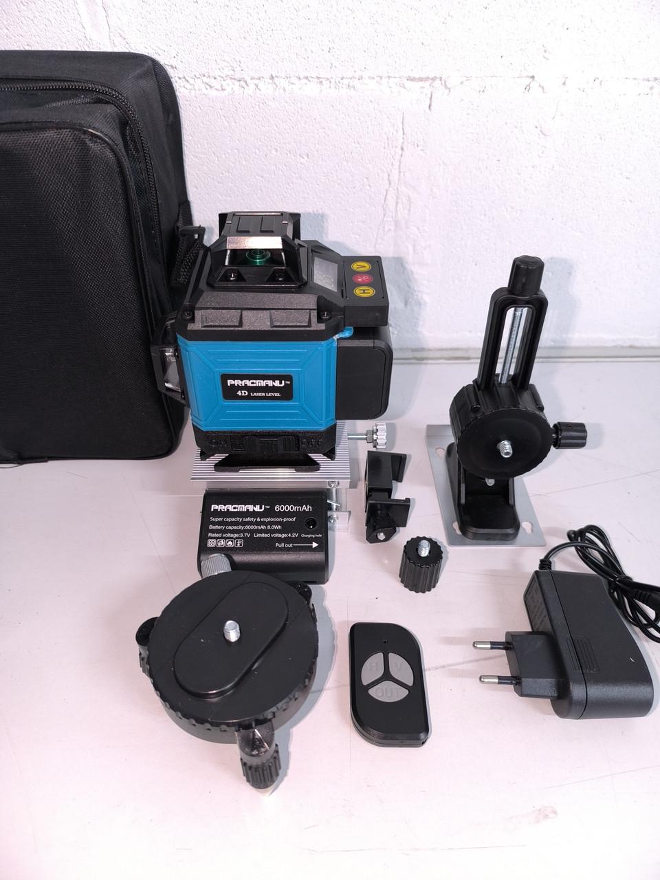 Лазерний рівень Pracmanu 4d лазерний рівень 16 ліній з дисплеєм - фото 5