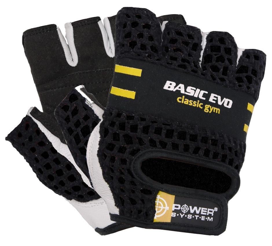 Рукавички для фітнесу Power System PS-2100 Basic EVO XXL Black/Yellow Line (3019802690) Рукавички для фітнесу Power System PS-2100 Basic EVO XXL Black/Yellow Line (3019802690)