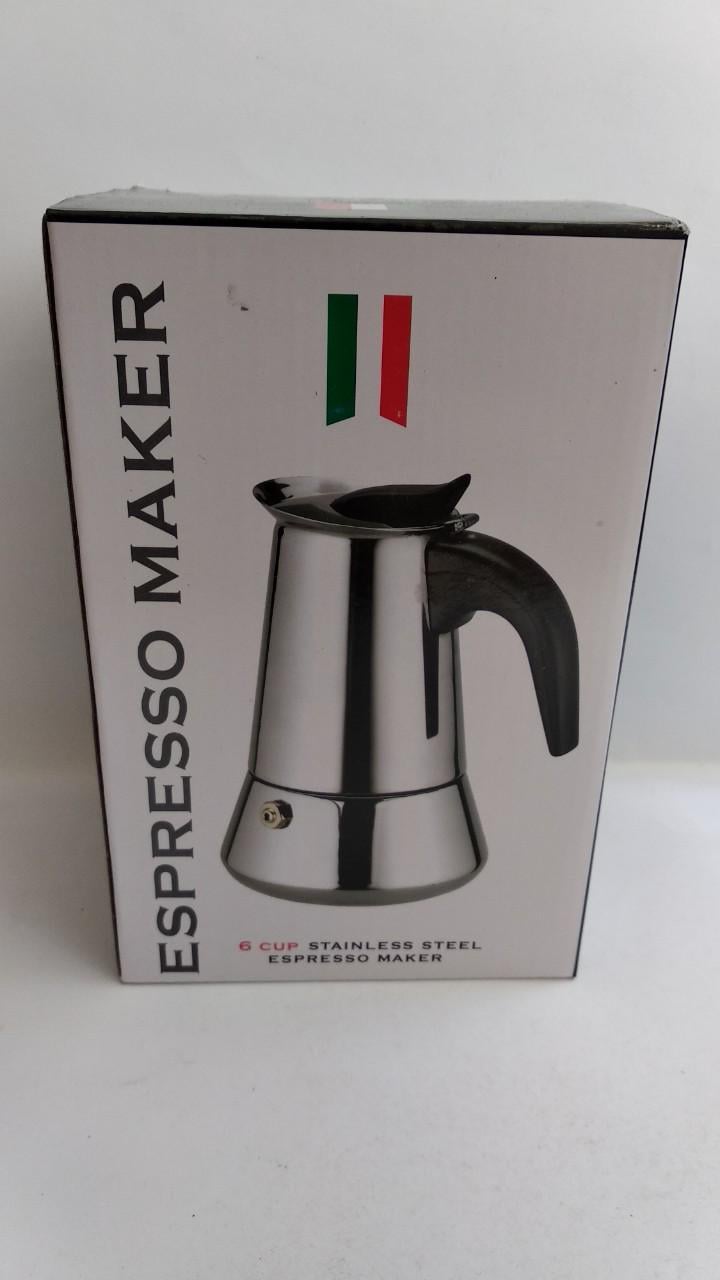 Кавоварка гейзерна Espresso Maker Класик на 6 чашок (1273) - фото 3