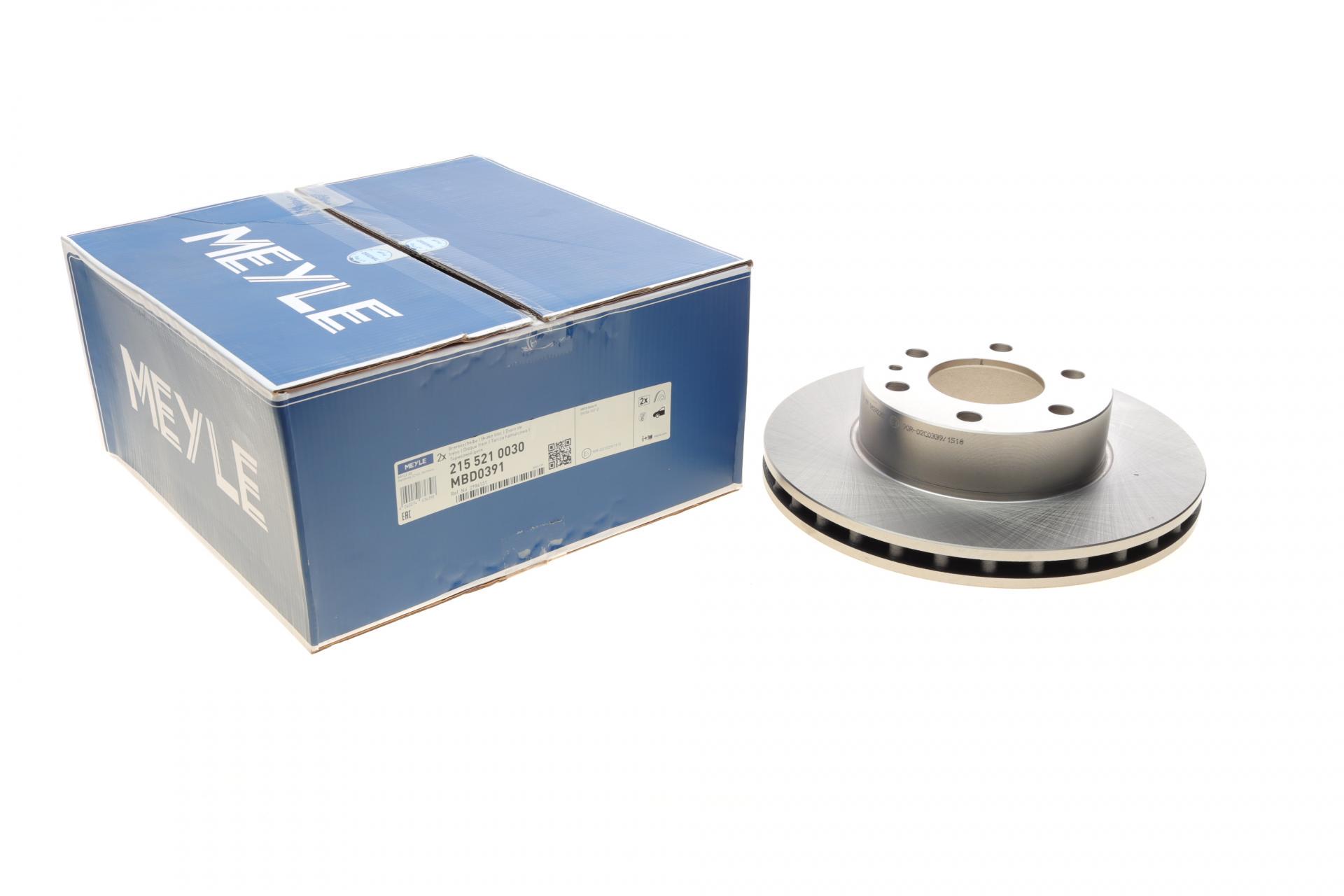 Тормозной диск передний MEYLE для Iveco Daily IV/V/VI 06-300x28 мм (215 521 0030)