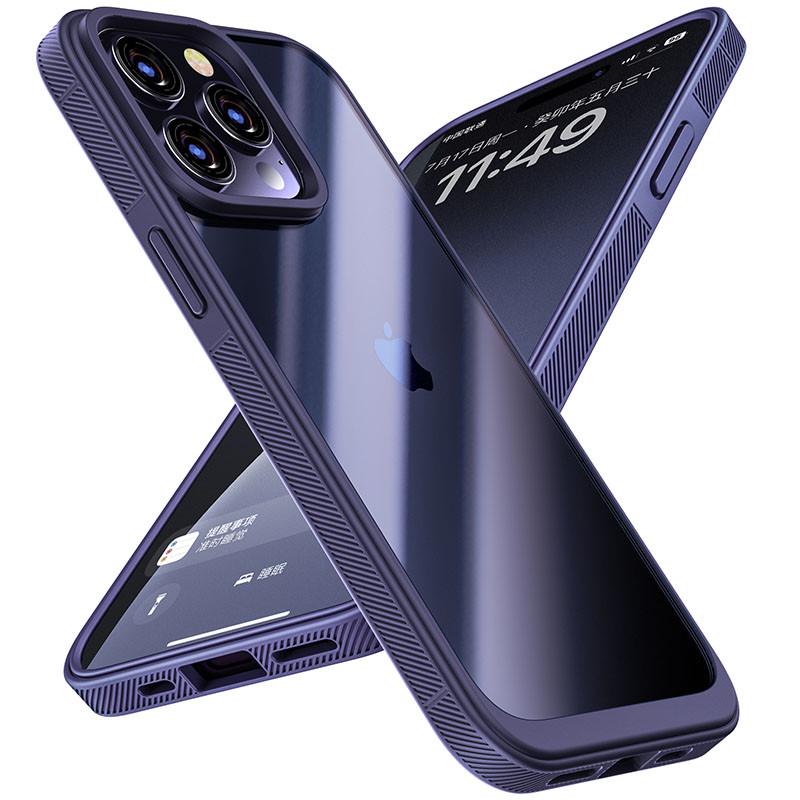 Противоударный чехол TPU+PC Pulse для Apple iPhone 15 Pro Max (6.7") Purple