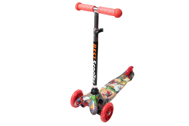 Самокат детский трехколесный Scooter Mini Style Heroes WR (2T1052)