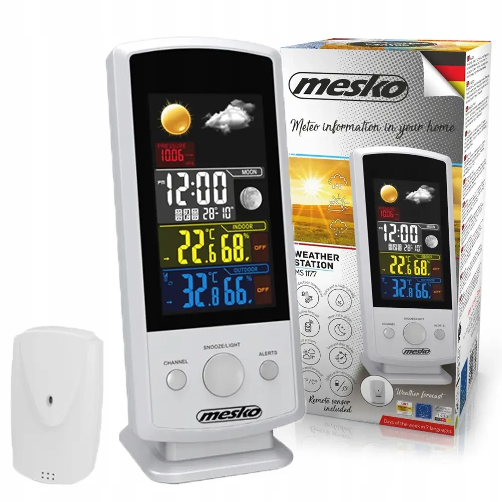 Метеостанция Mesko MS 1177 (5902934836609) - фото 5 Метеостанция Mesko MS 1177 (5902934836609) - фото 5