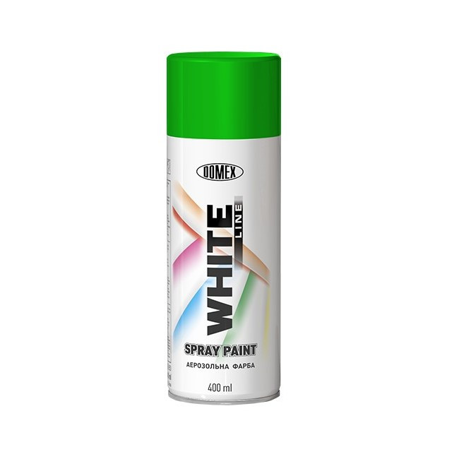 Аерозольна фарба DOMEX WHITE LINE 400 мл RAL6029 Зелений (2609000973) Аерозольна фарба DOMEX WHITE LINE 400 мл RAL6029 Зелений (2609000973)