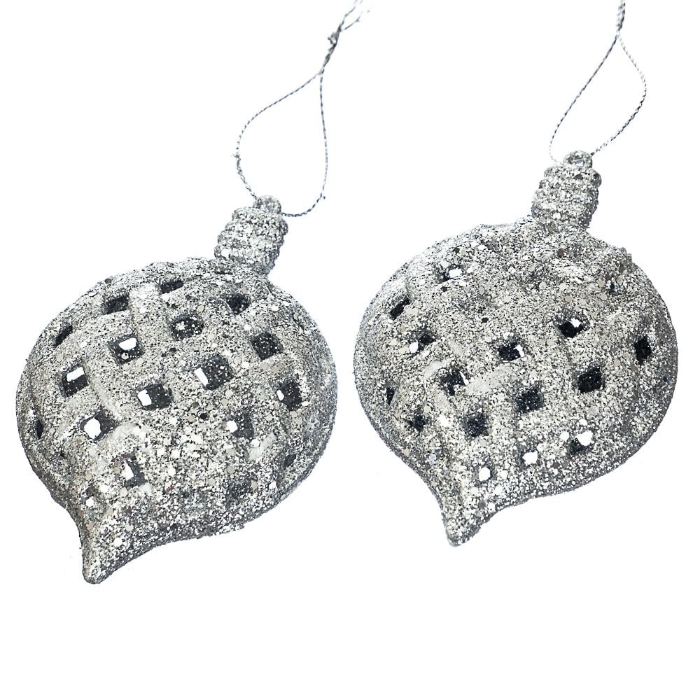 Набор елочных игрушек Капля 2 шт. (009NZ)