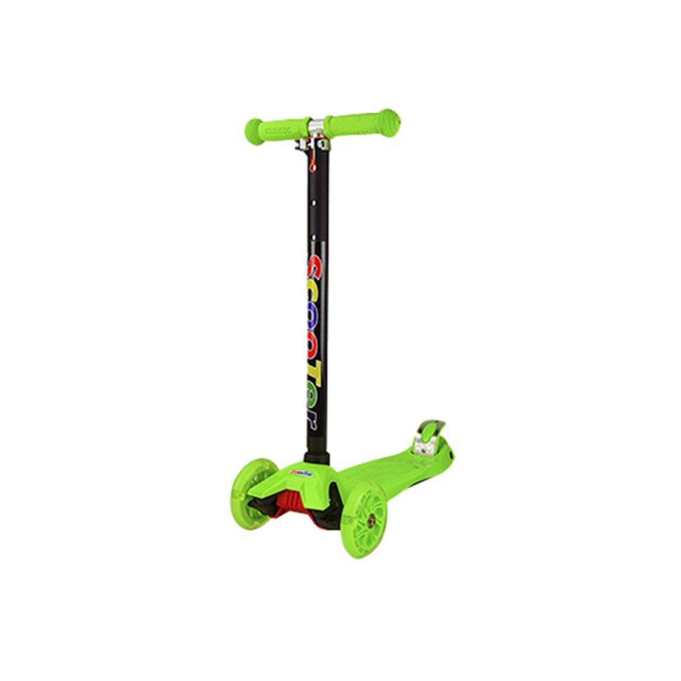 Самокат дитячий Bambi SC20113 колеса світяться PU Зелений (46274s56535)