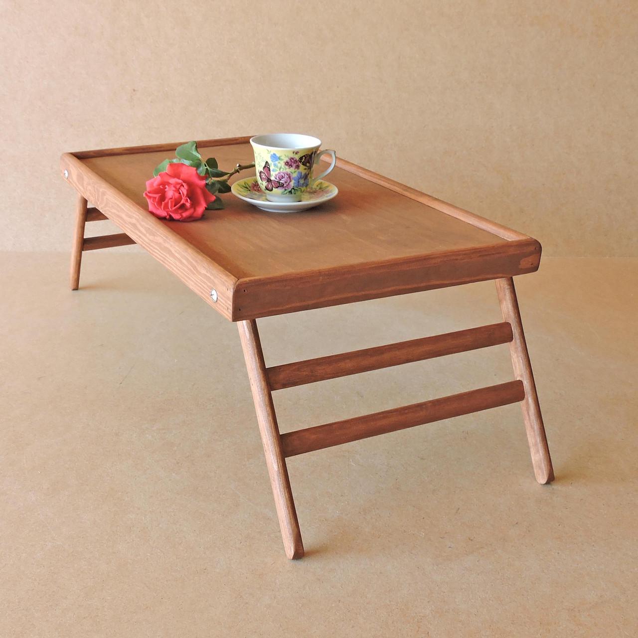 Столик-поднос для завтрака из дерева Техас Мускат (СТП-000507)