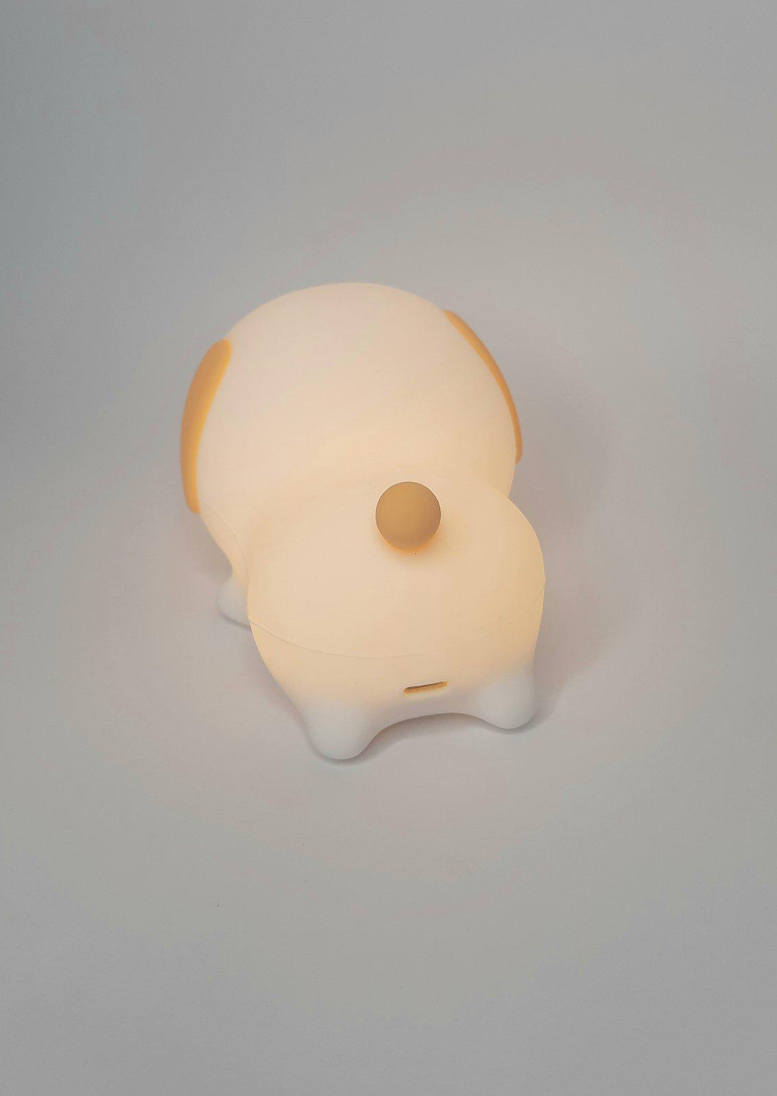 Нічник цуценя з регулятором яскравості акумуляторний сенсорний 1200 MAh таймер 30 та 60 хв (L-05) - фото 6 Нічник цуценя з регулятором яскравості акумуляторний сенсорний 1200 MAh таймер 30 та 60 хв (L-05) - фото 6