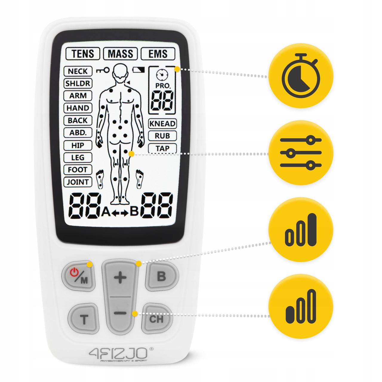 Апарат для електростимуляції м'язів 4fizjo Combo MED+ 3в1 (P-5907739317117) - фото 7 Апарат для електростимуляції м'язів 4fizjo Combo MED+ 3в1 (P-5907739317117) - фото 7