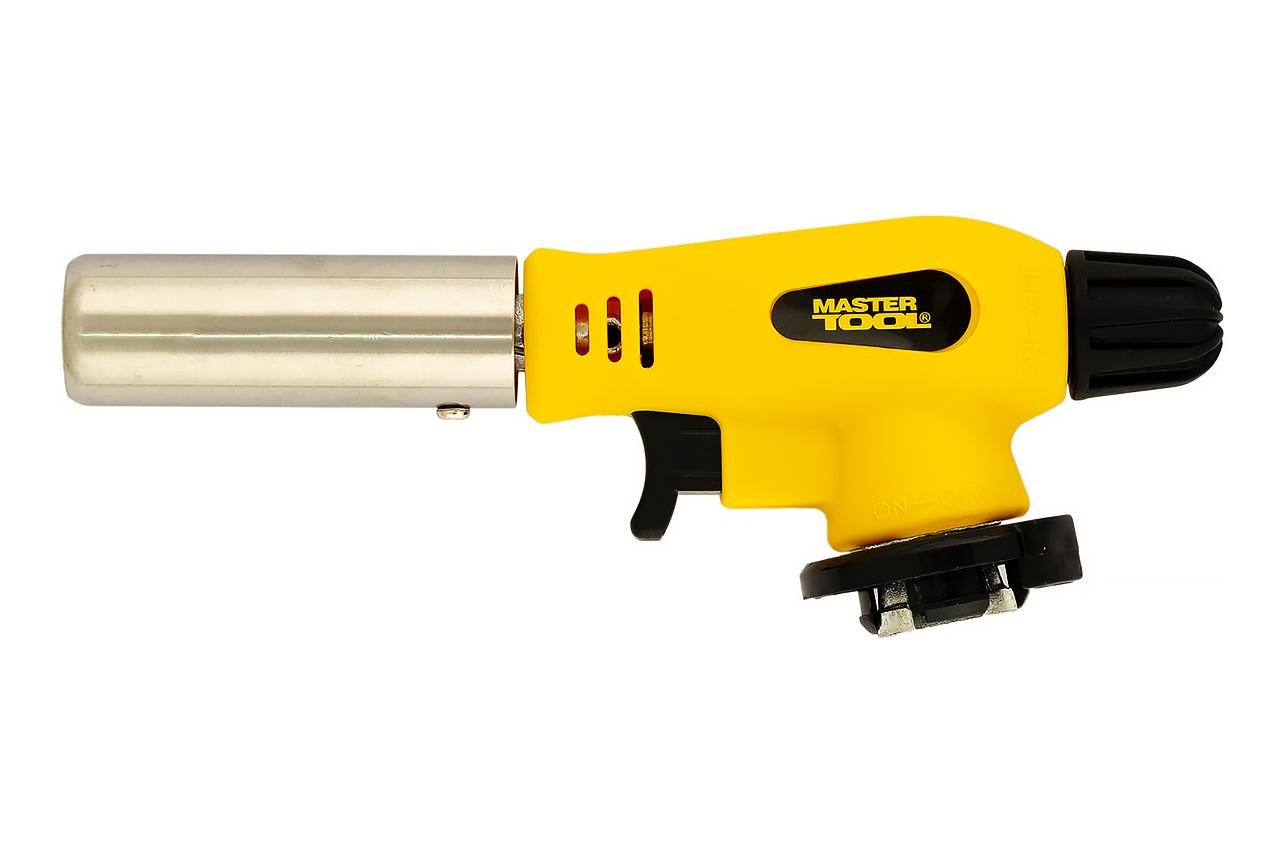 Пальник газовий з п'єзопідпалом MasterTool 44-5041 d 28 мм фотон