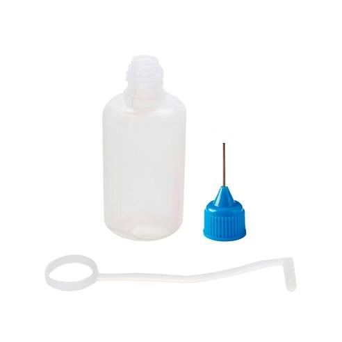 Бутылка пластиковая для клея флюса с металлическим носиком и колпачком 5 шт. 20 мл (677129)