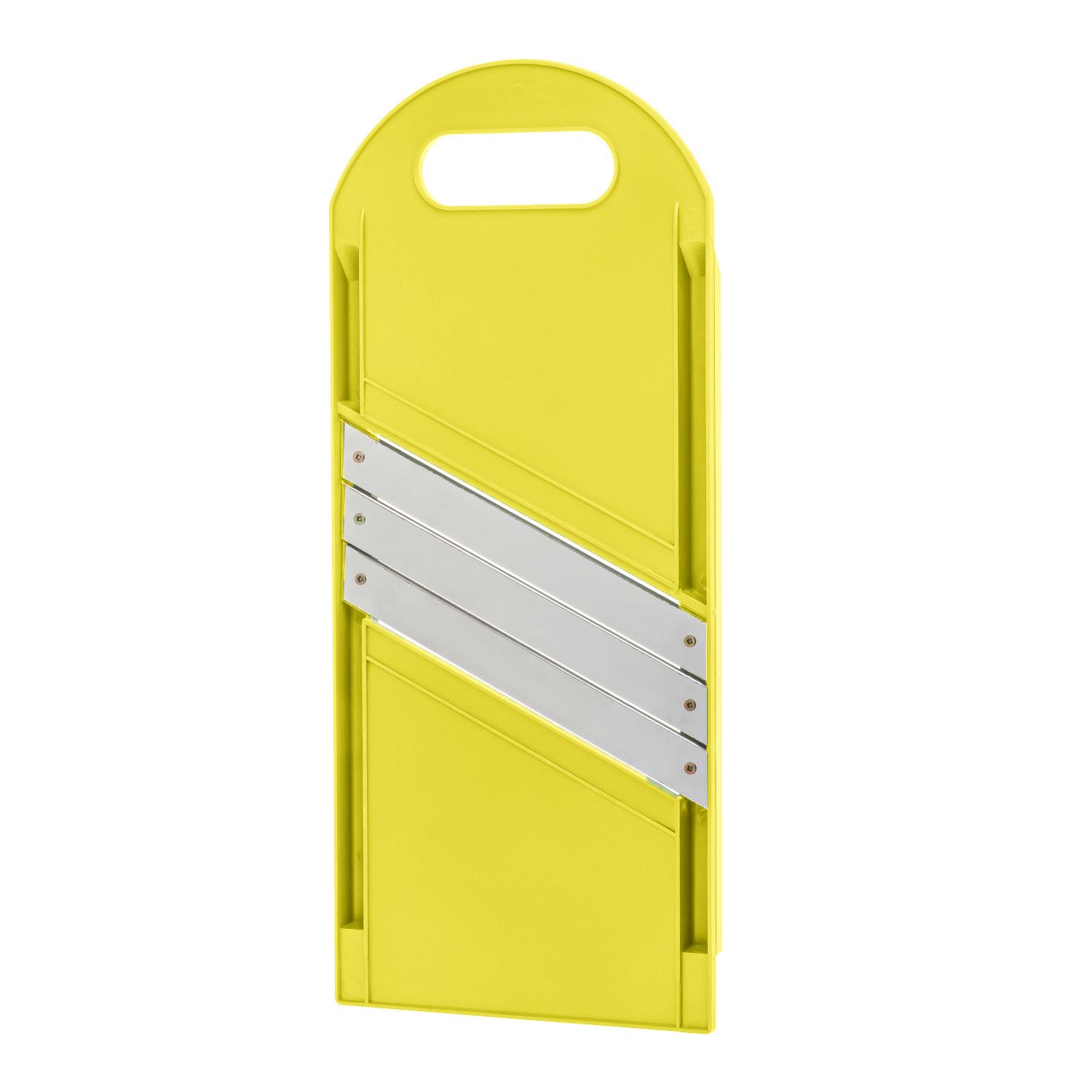 Шинковка для капусты и нарезки овощей/фруктов ручная пластиковая 3 лезвия 16,5х39 см Желтый (86943) - фото 8 Шинковка для капусты и нарезки овощей/фруктов ручная пластиковая 3 лезвия 16,5х39 см Желтый (86943) - фото 8