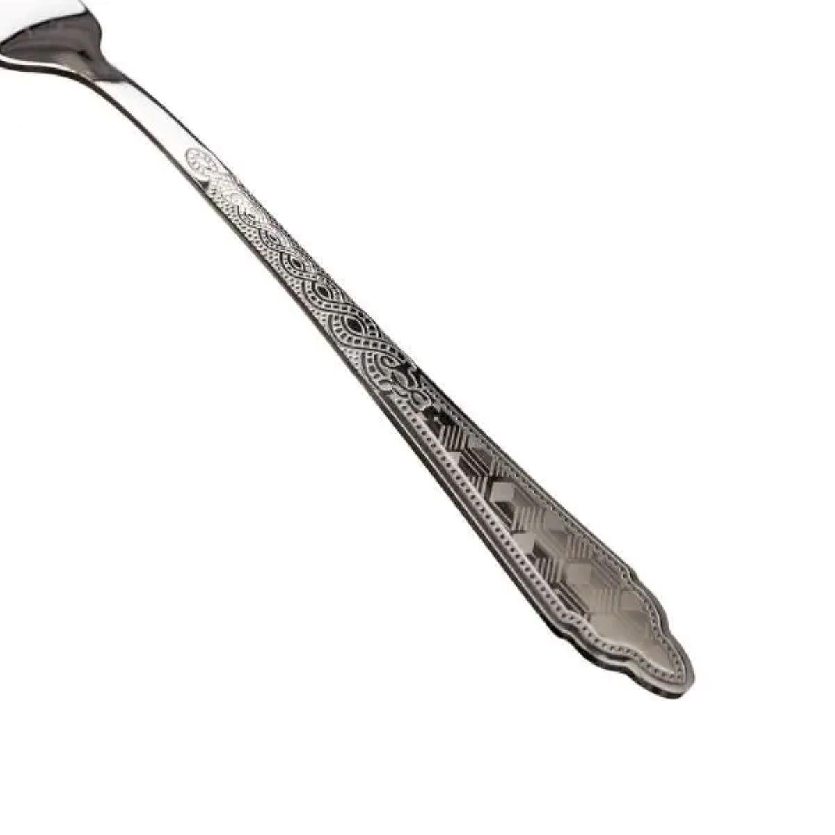 Набор столовых приборов на 6 персон 24 предмета Серебреный (25905615) - фото 8