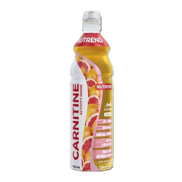 Жиросжигатель для спорта NUTREND Carnitin Activity Drink Fresh Grapefruit cafein free 750 мл (000003419)