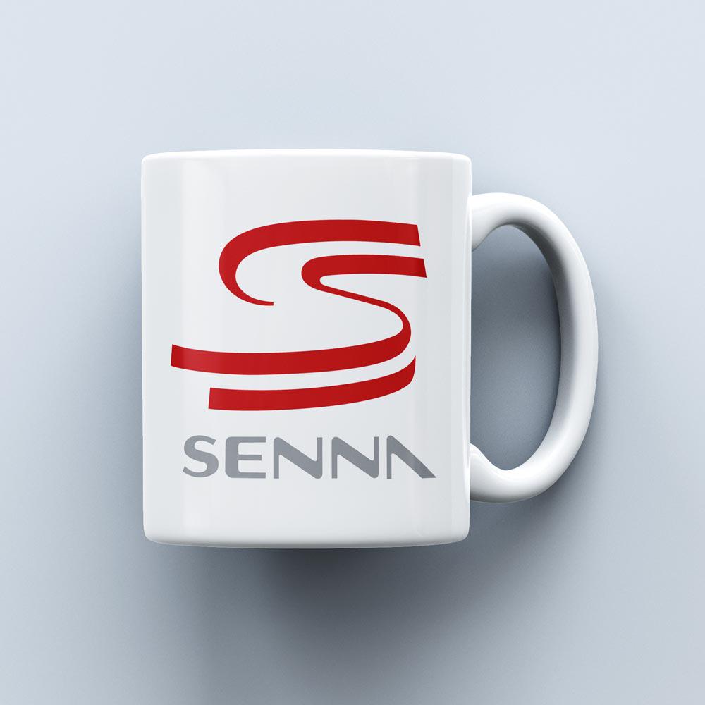 Чашка с логотипом Айртона Сенны 330 мл