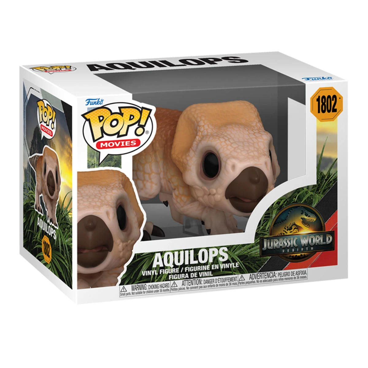 Детская игровая фигурка Funko Pop Аквилопс Мир Юрского периода 6,4 см