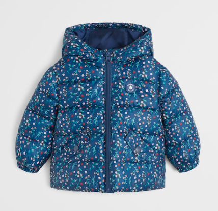 Куртка детская для девочки Mango 80 см Blue (53083700)