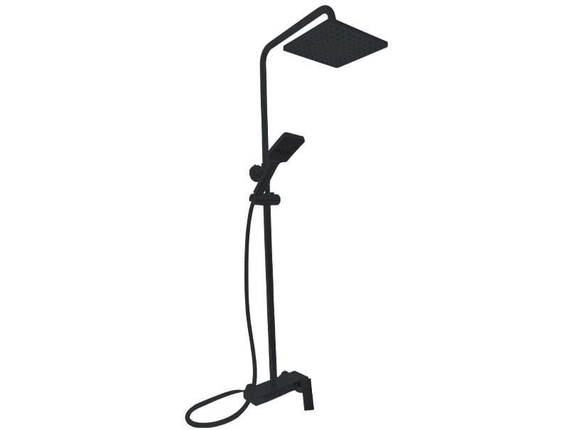 Душевая система AiM DG06344 со смесителем на 3 функции Черный матовый (RS-DG06344 matte black)