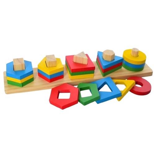 Деревянная игрушка Limo Toy Геометрика (MD 2305)