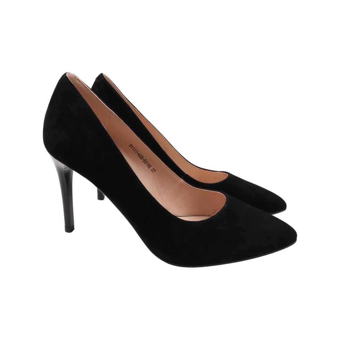 Туфлі жіночі Geronea із замші р. 39 Чорний (982-22DT)