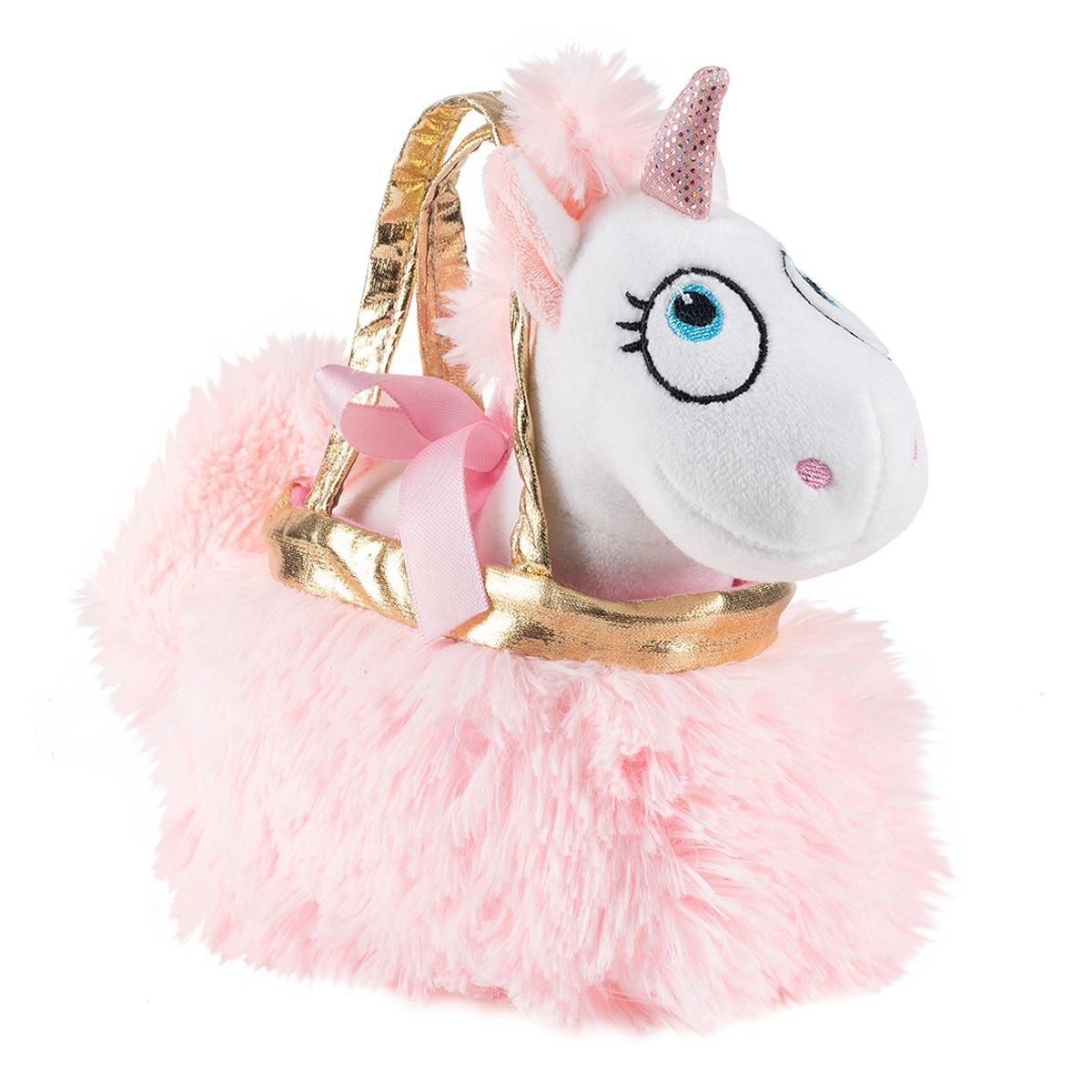 Іграшка єдиноріг м'яка FANCY SUME0 18x19x11 см Біло-рожевий