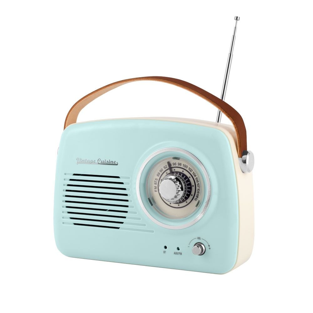Радиоприемник Vintage Cuisine Retro с Bluetooth Мятный - фото 3 Радиоприемник Vintage Cuisine Retro с Bluetooth Мятный - фото 3