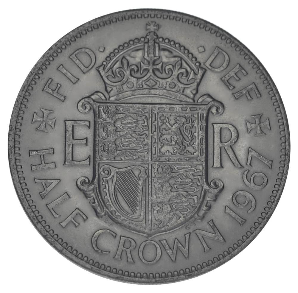 Коллекционная монета Великобритания 1/2 кроны 1967 F-VF Half Crown (15390990)