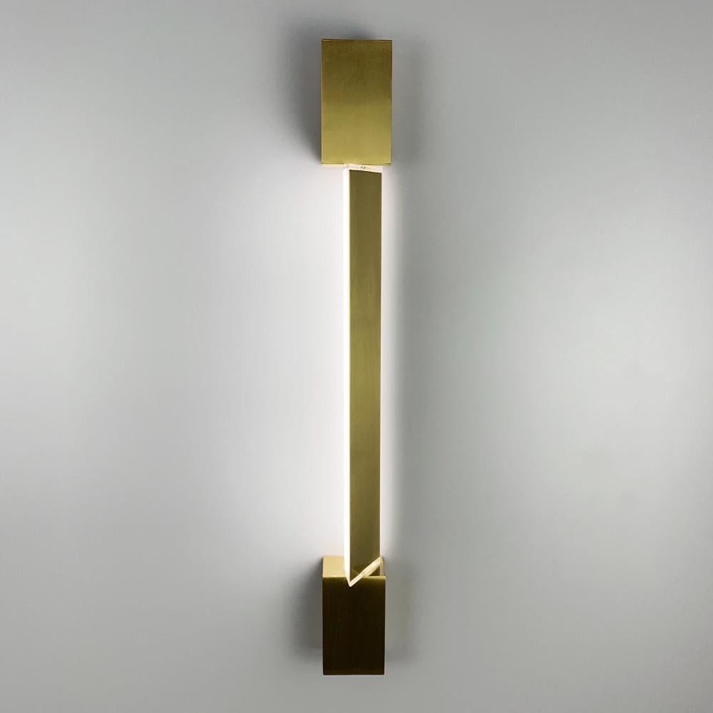 Бра современное линейное 105 см Латунь (WB 1 AB-105)