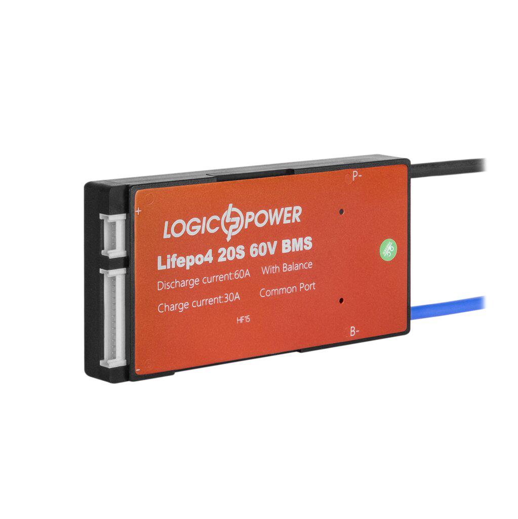 Плата BMS LogicPower 60V LiFePO4 20S 60A Dis 30A Ch с активной балансировкой (616871) - фото 4 Плата BMS LogicPower 60V LiFePO4 20S 60A Dis 30A Ch с активной балансировкой (616871) - фото 4