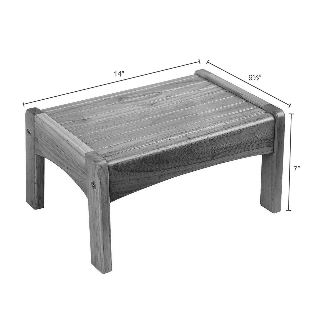 Підставка для ніг з дерева Бополу Венге (Пнг-000512) - фото 2