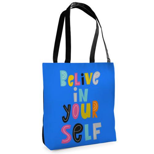 Сумка тканевая Presentville Tenderness Belive in your self (ST 20M052 BL)