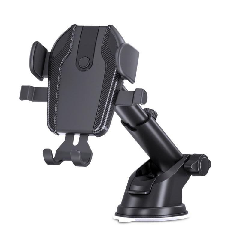 Автодержатель для телефона зажим D28-5 телескоп Black-Grey (617872)