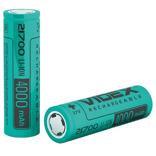 Акумулятор літій-іонний Videx 21700 4000 mAh 3,7V Green (30835984)