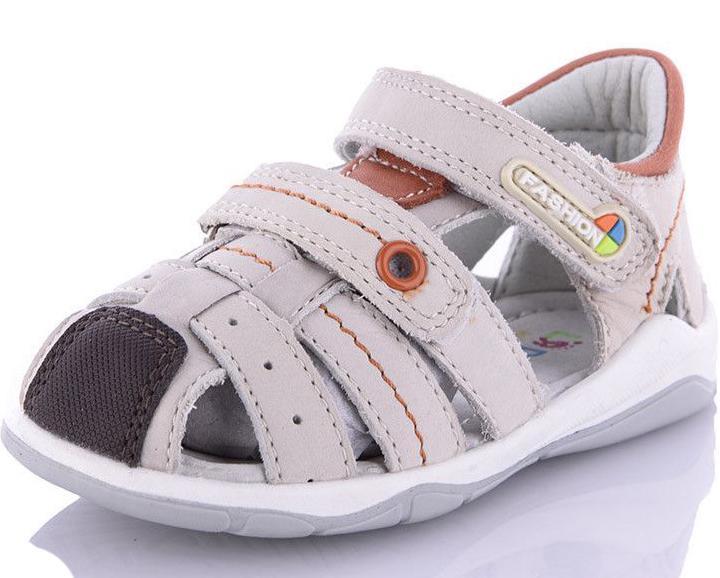 Кожаные сандалии Jong Golf M49-6 р. 25 Бежевый