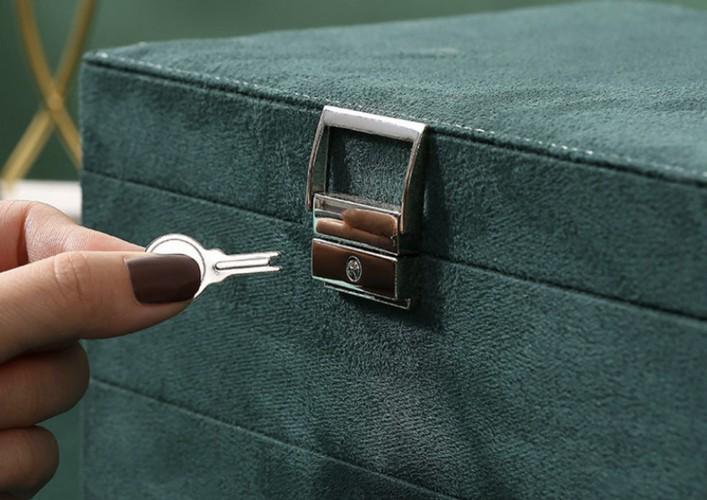 Ящик-органайзер Soulima для украшений Green (21954) - фото 7 Ящик-органайзер Soulima для украшений Green (21954) - фото 7