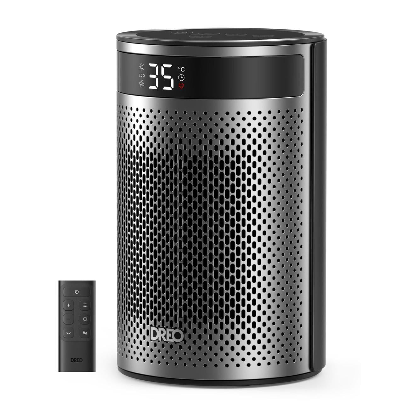 Тепловентилятор Dreo Atom 416 1500 Вт до таймера 12 ч эко-режим бесшумный пульт ДУ (2783989417) Тепловентилятор Dreo Atom 416 1500 Вт до таймера 12 ч эко-режим бесшумный пульт ДУ (2783989417)