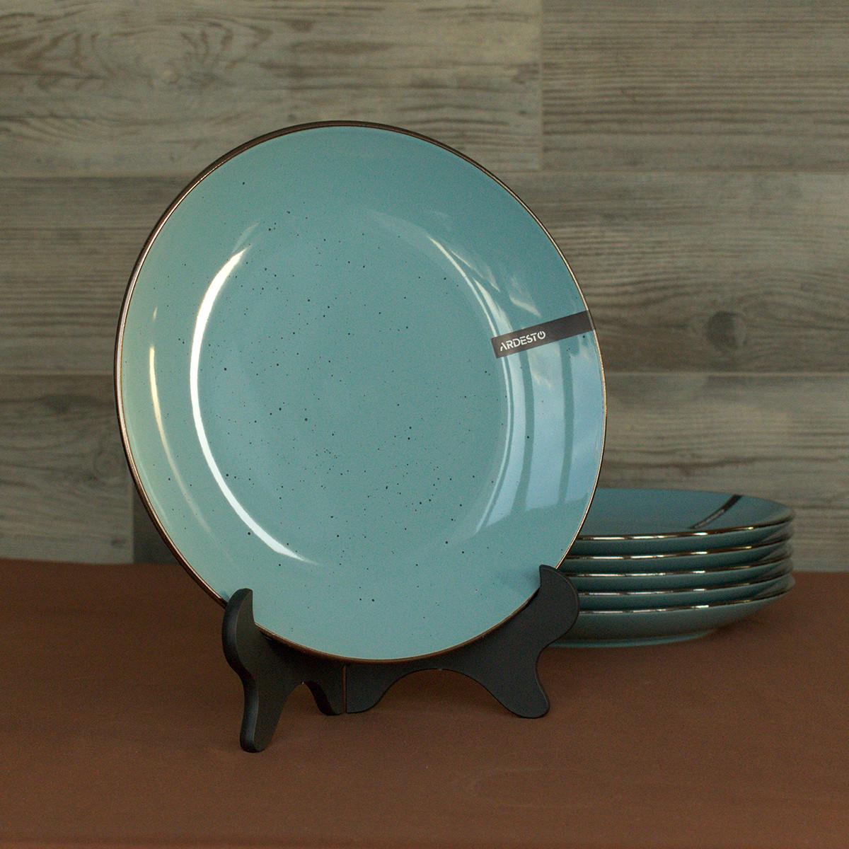 Набор тарелок Ardesto Bagheria 16 Misty Blue - фото 3