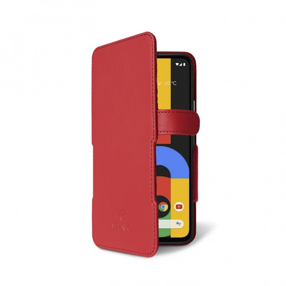 Чехол книжка Stenk Prime для Google Pixel 4a Красный (68084)