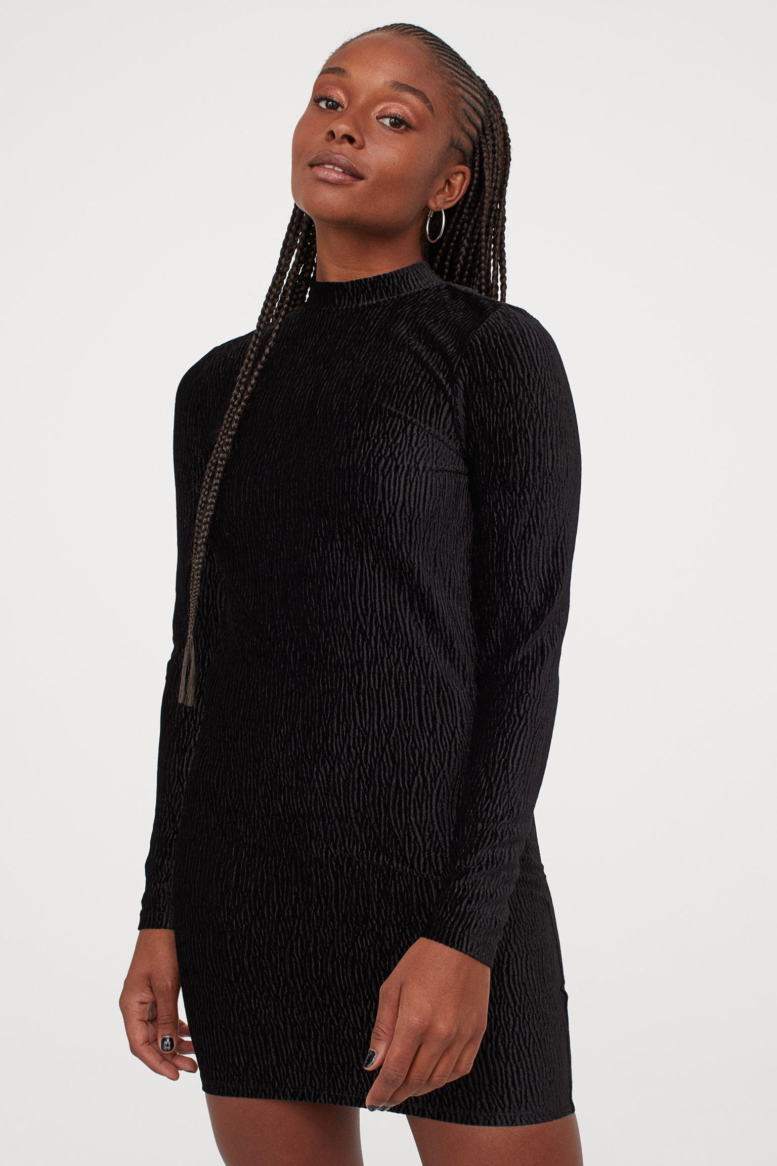 Платье H&M L Черный (902509b24)