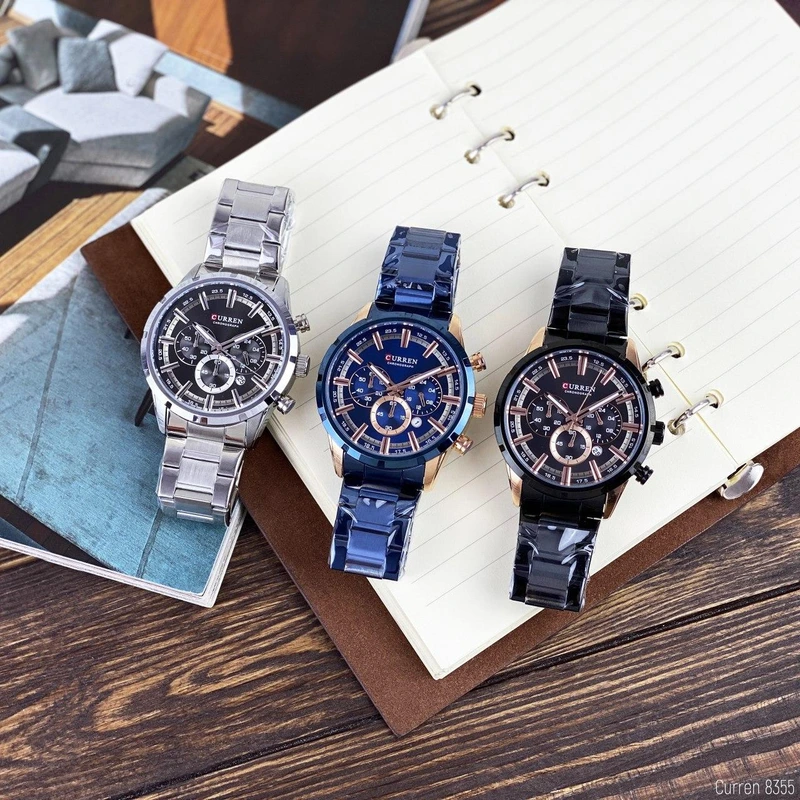 Наручные часы Curren 8355 Blue-Cuprum - фото 7 Наручные часы Curren 8355 Blue-Cuprum - фото 7