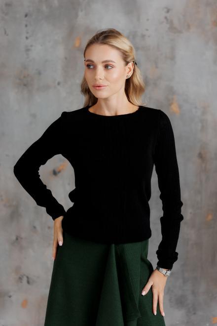 Лонгслив вязаный женский ART KNIT Милана L/XL Черный (43097)