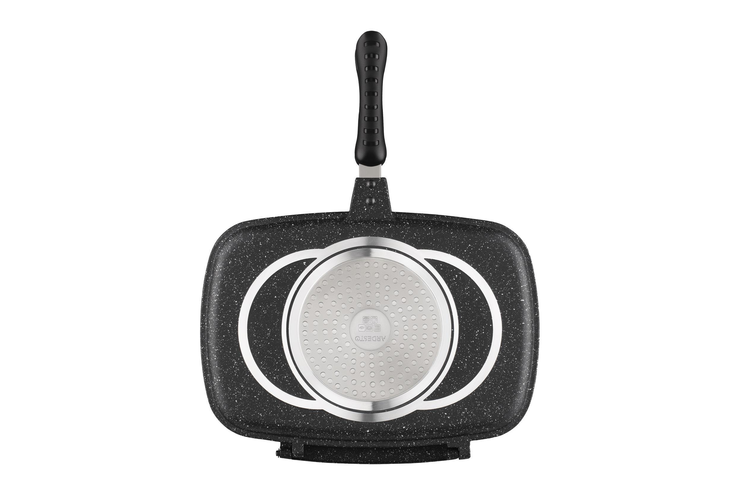 Сковорода-гриль Ardesto Gemini Grill алюминий 36 см Черный (ERC-AR1936GG) - фото 4 Сковорода-гриль Ardesto Gemini Grill алюминий 36 см Черный (ERC-AR1936GG) - фото 4