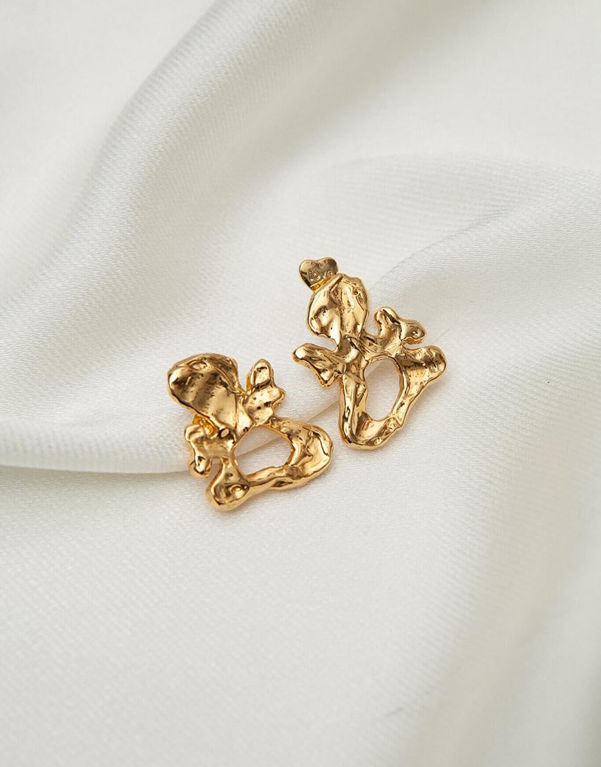 Сережки Rosa жіночі SAMOKISH золоті One size