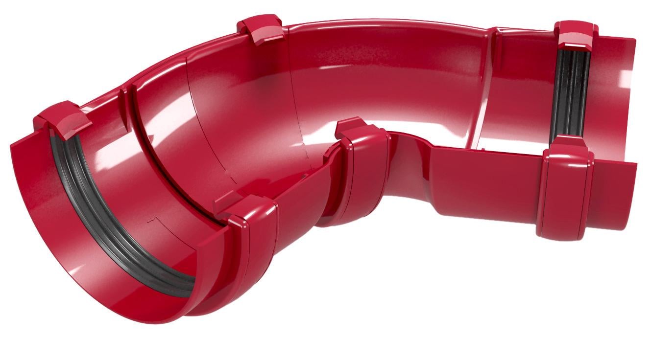 Угол желоба универсальный 60-160° DEVOREX Classic 120 Бордовый (12195711)