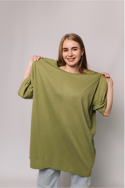 Футболка универсальная базовая 11XL Олива (34059261) Футболка универсальная базовая 11XL Олива (34059261)
