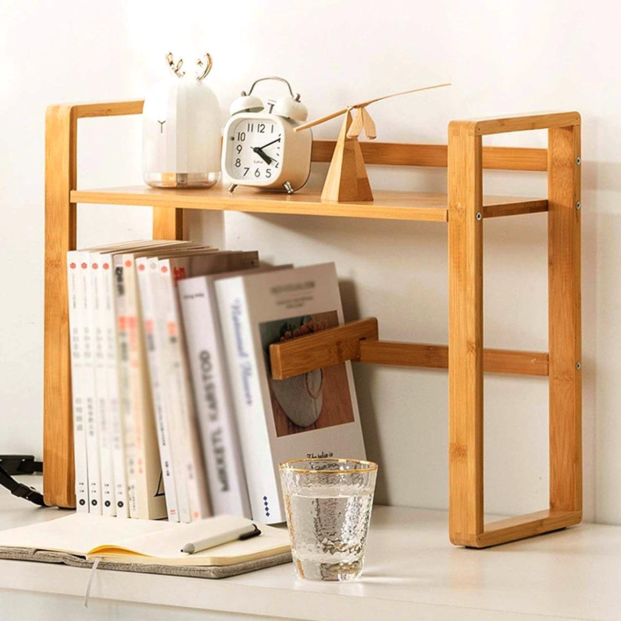 Полка книжная настольная из дерева Друинел Карри (КПА-018403)