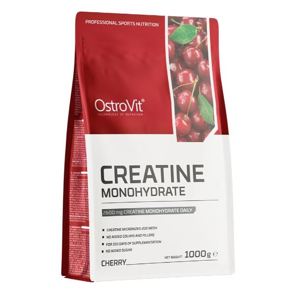 Креатин моногидрат OstroVit Creatine Monohydrate 1000 г 333 порции Cherry (000027268)